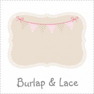 Burlap and Lace Baby Shower Theme